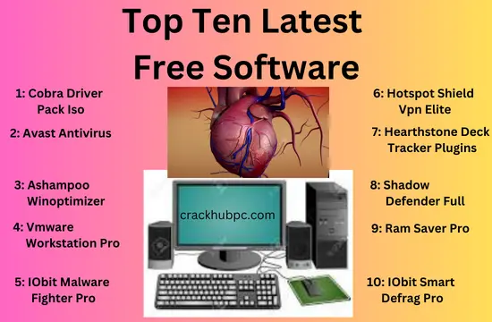 Top Ten Latest Free Software Crack